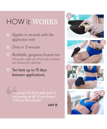 Best Bronze Tinted Self Tanner Kit Mousse with Mitt Sunless Tanner Foam for Customizable Self Tan Light to Dark Fake Tan Vegan Tanning Mousse Sunless Tanning Foam (5.07 Fl Oz & Mitt) Tinted 5.07 Fl Oz & Mitt - Buy Online on GoSupps.com