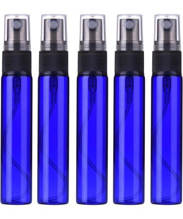 Amorar Brown Mini Glass Spray Bottles - 10ml Travel Perfume Atomizers with Black Caps - Empty Cosmetic Bottles for International Shipping - Buy Online on GoSupps.com