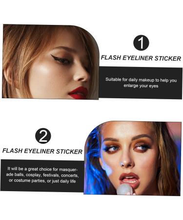 FRCOLOR 18 Pairs Anti Sweat Eyeliner 2 Sided Tape Eyeliner Stickers Tape Men Eyeliner Sticker No Smudge Tool 9x10cm As Shown 1 - Buy Online on GoSupps.com