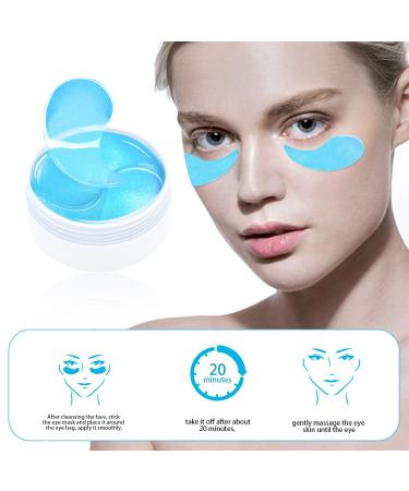 Under Eye Patches for Puffiness - 60PCS Collagen Eye Gels with Hyaluronic Acid | Reduce Dark Circles & Bags | Skin Care Mask - Buy Online on GoSupps.com