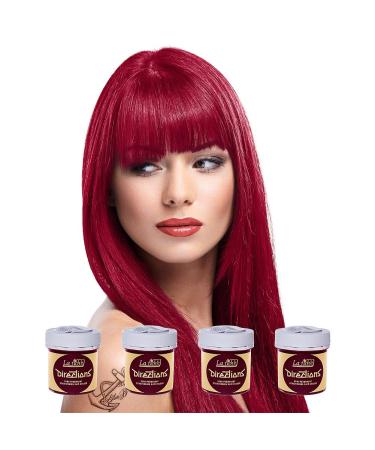 Directions hair dye rose red SET 4 x 88ml Red 88 ml (pack of 4) - Buy Online on GoSupps.com