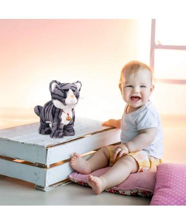 Marsjoy Interactive Robot Cat Plush Toy - Gray Pattern, Electronic Pet for Girls, Kids - 12 inches - Buy Online on GoSupps.com