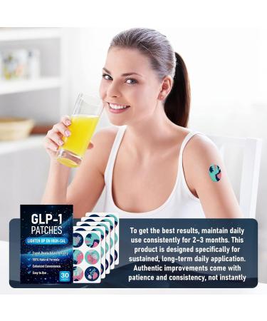 AYOJOY GLP-1 Patches for Women & Men - Natural Ingredients with Berberine L-Glutamine-blue-30PCS - Buy Online on GoSupps.com