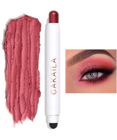 Eye Shadow Sticks Smudge-Proof Double-end Pencil Eyeshadow Stick | Highlighter Stick Makeup Crayon Automatic Rotating for Silky Look - Buy Online on GoSupps.com