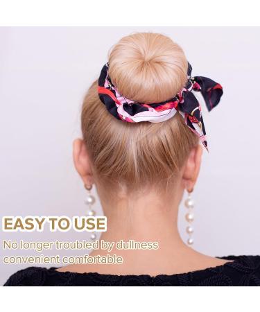 8Piece Hair Bun Maker for Women DIY Girls French Hair Bun Snap Roll Bun Tool Twist Donut Bun Hairstyle - Buy Online on GoSupps.com