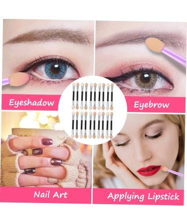 Beavorty Eyeshadow Brush 20pcs Latex Eye Shadow Stick Make up Sponges for Face Disposable Makeup Makeup Applicators Eye Makeup - Buy Online on GoSupps.com