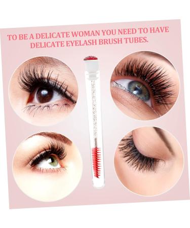 Beavorty 30 pcs Diamond mascara brush lash mascara eyeliner bottles Mascara Miss portable applicator 11.3x1.1cmx3pcs Orange Redx3pcs - Buy Online on GoSupps.com