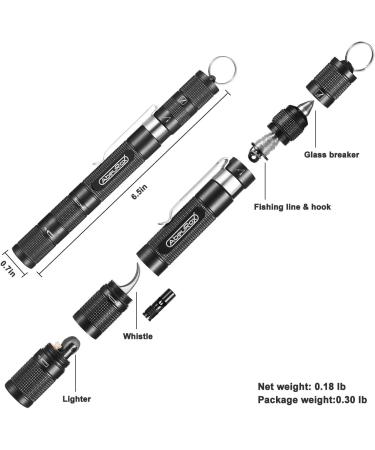 AbeuRox Multitool Tactical Survival Gear with Lighter - EDC Camping Tool for Men and Women - Buy Online on GoSupps.com