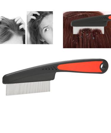 Stainless Steel Needle Lice Comb - Professional Fine Tooth Long Handle for Effective Head Lice Removal | International Shipping Available - Buy Online on GoSupps.com