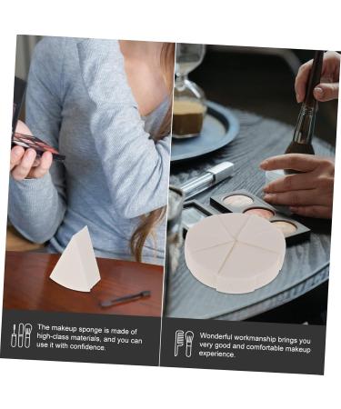 Healeved 2 Sets Triangular Sponge Puff Makeup Foundation Makeup Pads Triangle Cosmetic Sponges Makeup Supplies Concealer Sponge Triangle Puff Girl Make up Flutter White 8.00X8.00X2.00CM White - Buy Online on GoSupps.com