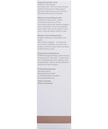 Dr. Hauschka Regenerating Body Cream 5 Fl Oz - Luxurious Hydration for All Skin Types | International Shipping Available - Buy Online on GoSupps.com