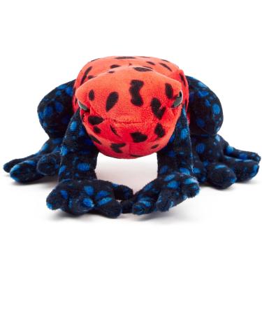 Zappi Co 100% Recycled Plush Poison Dart Frog Toy - 15cm Stuffed Eco-Friendly Animal for Newborns - Buy Online on GoSupps.com