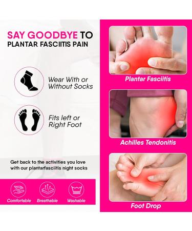 Buy Wixen Plantar Fasciitis Night Splint - Adjustable Ankle Brace for Quick Relief | Pink Small - Perfect for Men & Women - Buy Online on GoSupps.com