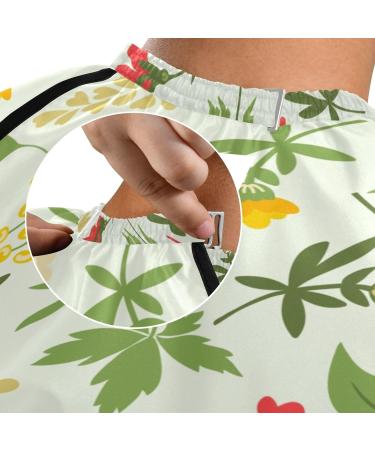 Waterproof Barber Cape - Summer Flower & Cheetah Pattern Unisex Hair Cutting Bib for Men | International Shipping - Buy Online on GoSupps.com