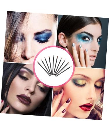 Baluue 20 Pcs Nose Shadow Brush Foundation Liquid Makeup Eyeshadow Applicator Black Wooden Handle - Buy Online on GoSupps.com