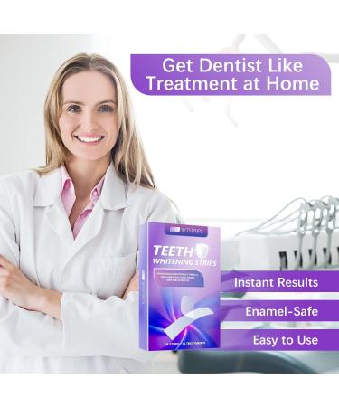 Teeth Whitening Strips 28-Strip Kit | Professional Effects with Reduced Sensitivity | Coconut Flavor | Dental Whitener for Whiter Teeth - Buy Online on GoSupps.com