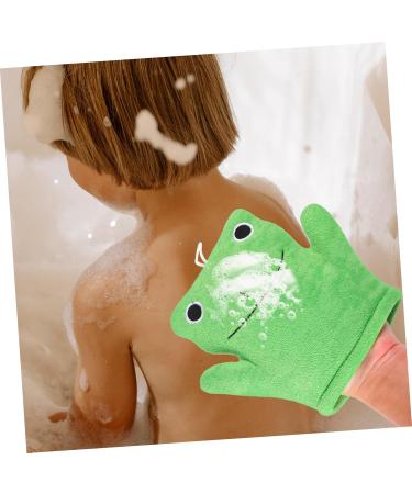 Buy Cute Exfoliating Bath Towel & Mittens - Soft Bathing Gloves for Skin Scrubbing & Back Rub | International Shipping Available - Buy Online on GoSupps.com