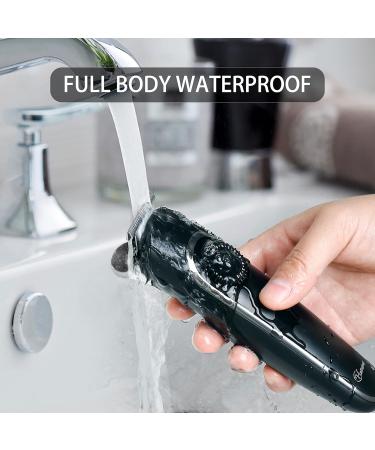 Hatker Bartschneider Hair Cutter - Men's 6-in-1 Precision Grooming Clipper IPX7 Waterproof Trimmer for Hair Nose & Body - Buy Online on GoSupps.com