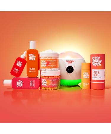Crybaby Wax Just Cool It Calming Mango Gel Post-Wax Treatment 3.38 fl oz | 93% Organic Mango Aloe Gel Cooling Soothing After Wax Vegan & Fragrance Free - Buy Online on GoSupps.com