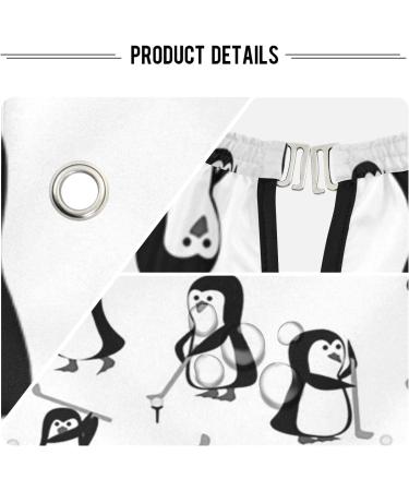 Buy Waterproof Barber Cape Penguin White Pattern & Cheetah Haircut Bib for Men & Women | Unisex Hair Cutting Cape for Professional Use - Buy Online on GoSupps.com