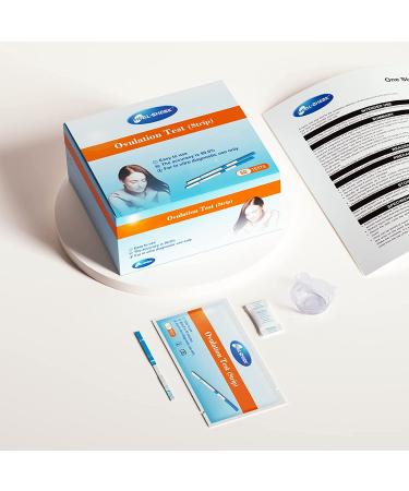 50-Pack HEAL-CHECK Ovulation Test Strips + Free Collection Cups - Fertility Tracker Kit for Women - Easy at Home LH Test Strips (4.0MM) - Buy Online on GoSupps.com