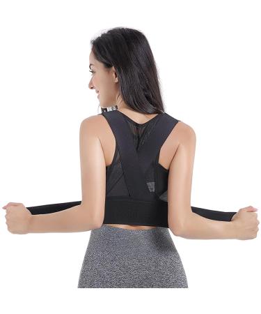 Posture Corrector For Men And Women Breathable Back Brace Anti-Hunchback Spine And Back Support Belt For Neck Back Shoulders Corrector (Size : M) - Buy Online on GoSupps.com