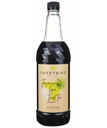 Sweetbird Jasmine Lime Iced Tea Syrup (1 Litre) - Vegan Friendly Jasmine Lime Syrup