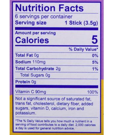 Tampico Singles To Go Drink Mix Packets Mango Punch Zero Sugar Low Calorie 100 DV of Vitamin C per Serving Convenient On-The-Go Water Enhancers 6 Count 6 Count (Pack of 1) - Buy Online on GoSupps.com