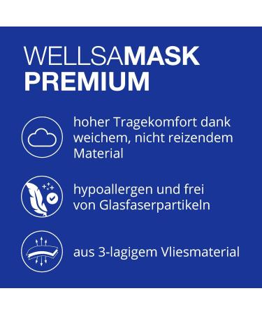 Wellsamed Wellsamask 50 Pack Medical Face Masks Type IIR with Elastic Band - Dot Motif - International Shipping Available - Buy Online on GoSupps.com