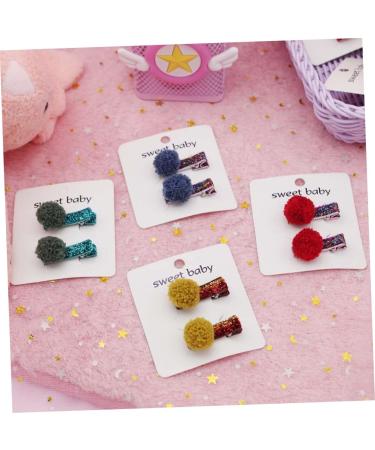 minkissy 7 Pairs Girls Valentines Hair Pin Festival Headpiece Cosplay Party Barrettes Heart Headwear Children Hair Grips Girl Valentines Barrettes Ball Hairpin Button Girl Child Christmas - Buy Online on GoSupps.com