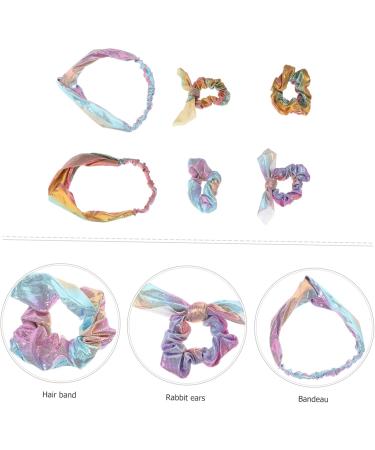 FRCOLOR 2 Sets Elastics Hair Bands Ponytail Holders Elastic Hair Front Bumper Sticker Hair Scrunchies Hair Accessory for Girls Hair Accessories Fabric Rabbit Ears Women's Suit - Buy Online on GoSupps.com