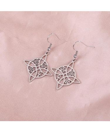DreamTimes Witchknotes Earrings for Women | Celtic Stainless Steel Witchcraft Amulet Jewelry | Perfect Gift for Girlfriend & Christmas - Buy Online on GoSupps.com