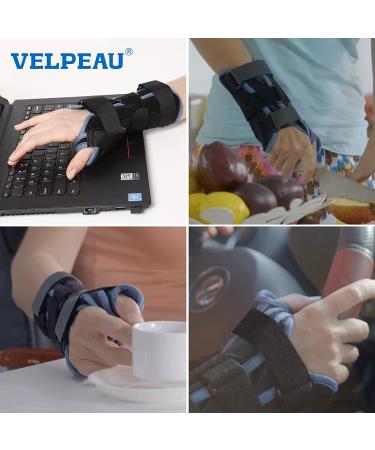 Velpeau Wrist Brace with Thumb Spica Splint for De Quervain's Tenosynovitis, Carpal Tunnel Pain - Medium Size, Right Hand - Buy Online on GoSupps.com