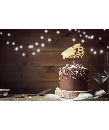 Cakeshop Cake Decoration Pack | Spaceship Rocket Premium 3mm Mirror Acrylic Plastic Cake Topper Sign & 25g Party Pack of Cake Sugar Sprinkles | Custom Name & Age Cake Decorations (Gold) Non-Prime Mirror Acrylic: Gold - Buy Online on GoSupps.com