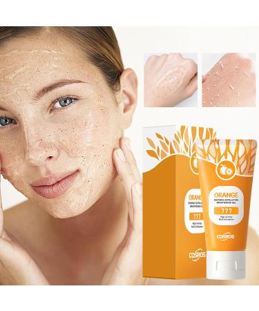 Orange Gel 50G - Deep Exfoliating Cleanser For Face And Body | Organic Compitible Body Exfoliating Gel For Dead Skin And Glow Removal - Buy Online on GoSupps.com