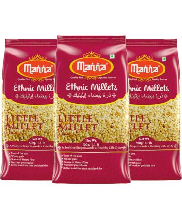 Organic Little Millet/Kutki 1 Kg (35.27 OZ) - Premium Quality, Gluten-Free Superfood - Buy Online on GoSupps.com