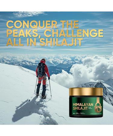 Shilajit Pure Shilajit Resin 50g Rich in 85+ Trace Minerals & Fulvic Acid Supports Energy and Vitality Brown-black - Buy Online on GoSupps.com
