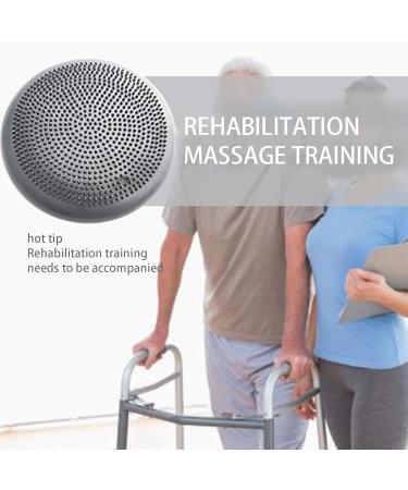 YANBIRDFX Inflated Stability Yoga Wobble Cushion - Improve Posture Boost Focus & Relieve Back Pain - Blue Balance Disc for Physical Therapy - Buy Online on GoSupps.com