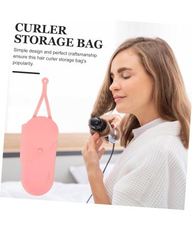 Outanaya Curling Iron Storage Bag Curling Iron Case Hanging Storage Pouch Portable Curling Iron Bag Travel Storage Bag Hair Straightener Organizer Curling Iron Carrier Hair Straighter Bag 29.50X13.50X2.00CM Pink - Buy Online on GoSupps.com