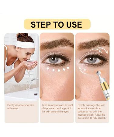 2 Pack Rice Eye Cream Roll-On Under Eye Cream for Puffy Dark Circles Eye Bags Fine Lines Anti-Aging Firming Moisturizing Deeply Nourishes Skin Around Eyes - Buy Online on GoSupps.com