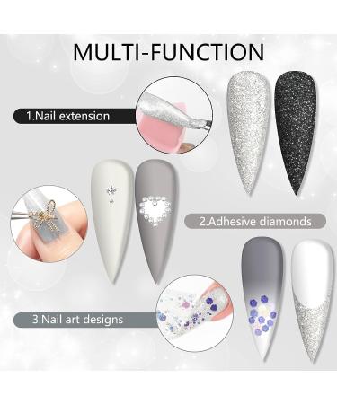 Saviland Poly Nail Gel Kit - 7 Color Nail Extension Set with Builder Gel & Slip Solution - Nails Enhancement & Manicure Starter Kit - Buy Online on GoSupps.com
