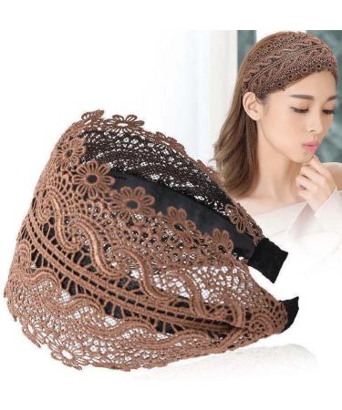 Bontannd Wide Women s Hairband - Elastic Turban Headband for Girls - Black & Coffee Hair Accessories - Buy Online on GoSupps.com