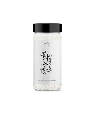The Diamond Life Home "Citrus" Lemon & Eucalyptus Natural Carpet & Upholstery Freshener, Odor Eliminator, Deodorizer For Homes With Kids & Pets