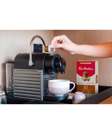 Tim Hortons Bold Espresso Capsules Nespresso Original Line Compatible Capsules 100 Count Bold Espresso 10 count (Pack of 10) - Buy Online on GoSupps.com