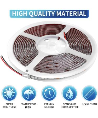 20FT Pontoon Marine Led Strip Lights - Waterproof Boat Interior/Gunnel/Deck Light, Red Night Fishing Lights with Mounting Clips and Extension Cable - Buy Online on GoSupps.com