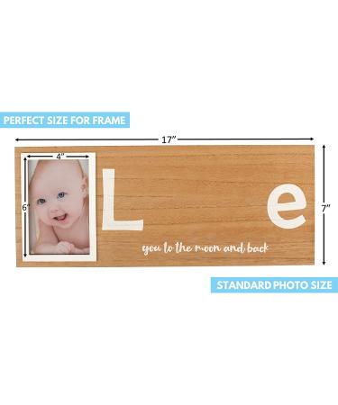 Baby Handprint & Footprint Photo Frame Kit | Includes White Paint Tray | Newborn Keepsake | 17 x 7 Inches - Buy Online on GoSupps.com