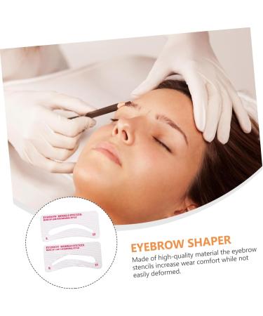 FRCOLOR 72pcs Eyebrow Stickers Eye Brow Shaping Kit Eyebrow Stencils Kit Disposable Eyebrow Template Ruler 8.5x8.5cm As Shown - Buy Online on GoSupps.com