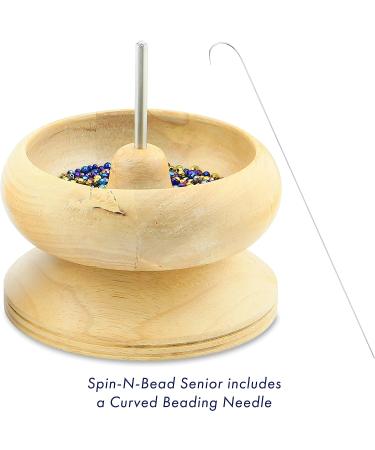 Beadalon Loader Spin-N-Bead Senior in Brown - Easy Bead Stringing Tool - Buy Online on GoSupps.com