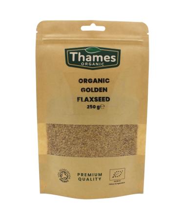 Organic Golden Flaxseed Linseed -250g- High Fiber High in Protein Omega-3s non-GMO 100% Natural Vegan No Additives or Preservatives Raw Superfood Thames Organic Nutty 250 g (Pack of 1) - Buy Online on GoSupps.com