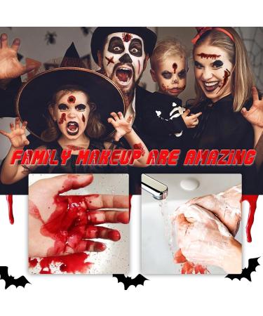Realistic Halloween Fake Blood - Dark Red Washable SFX for Vampires Zombies & Costumes - Buy Online on GoSupps.com